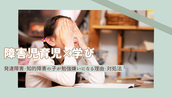発達障害の子が勉強嫌いになる理由｜知的障害の息子の家庭学習で意識していること